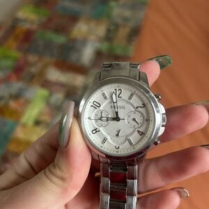 Fossil Stainless Steel Chronograph Watch